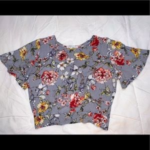 Patterned Crop Top